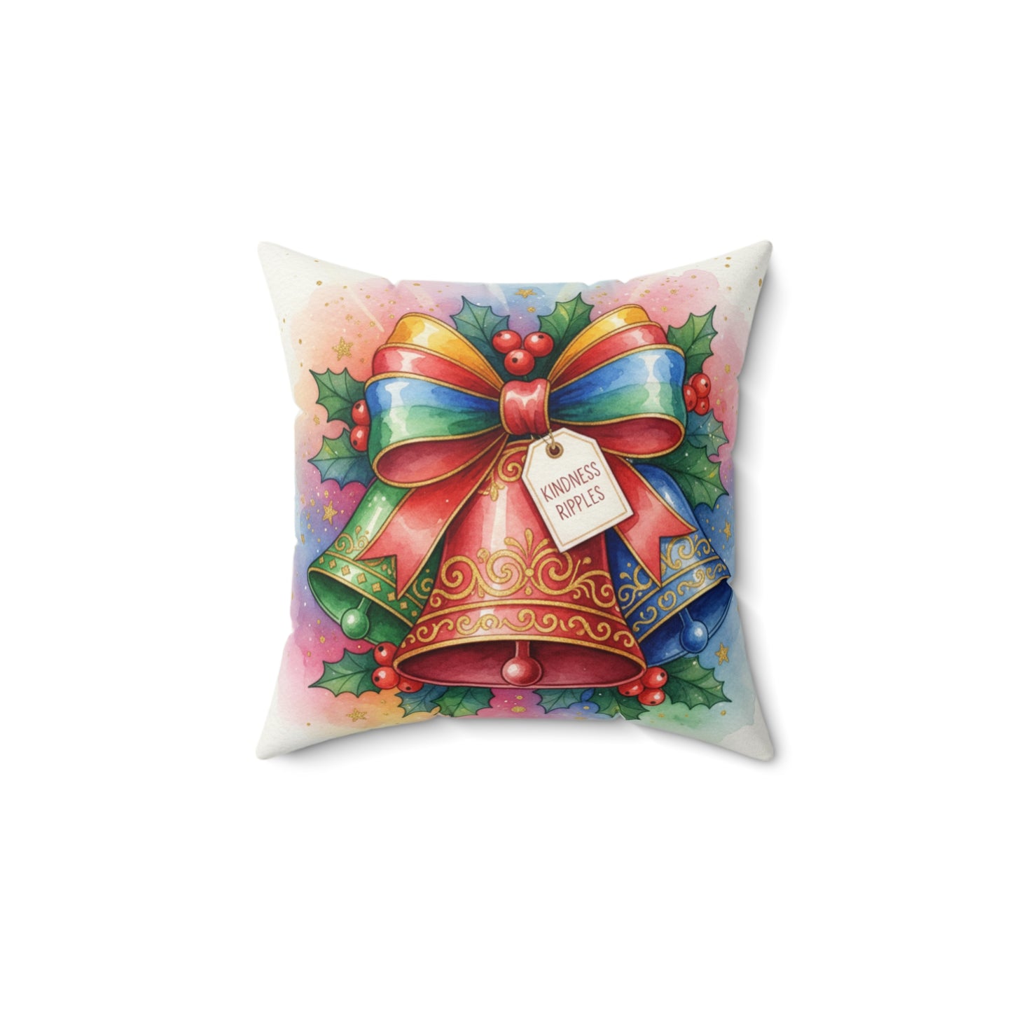 Christmas Bells Decorative Pillow