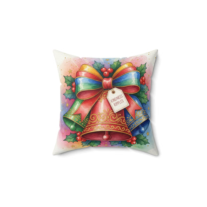 Christmas Bells Decorative Pillow