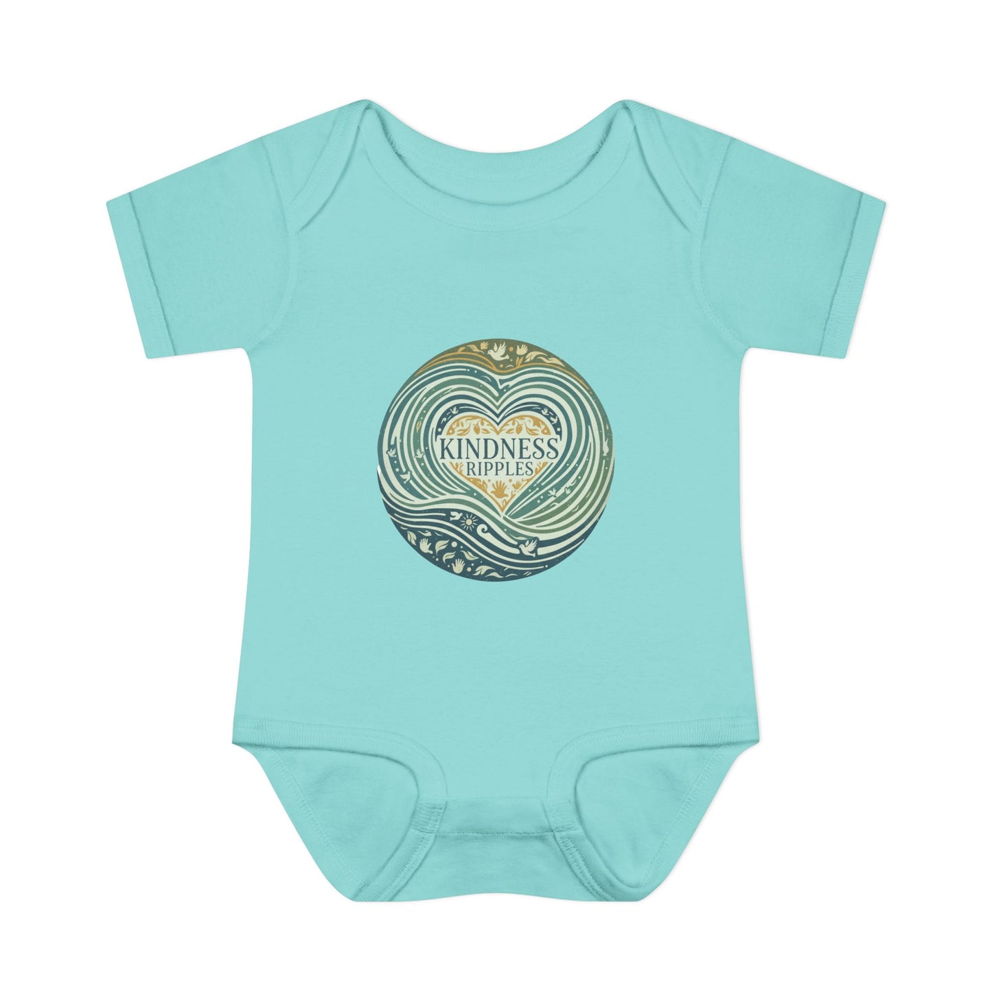 Kindness Ripples Infant Baby Bodysuit - Cute Baby Clothes for Newborns