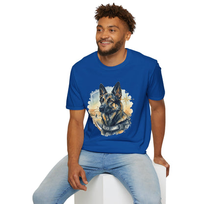 K9 German Shepherd Tribute T‑Shirt – Police Dog Memorial Tee - The Protector