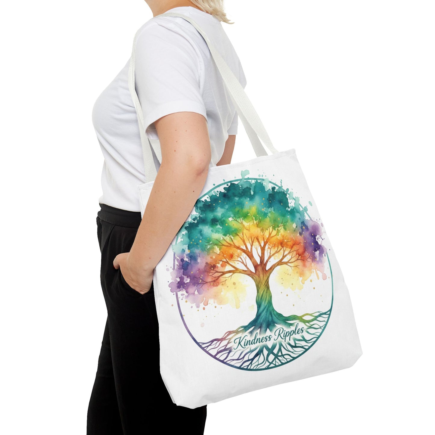 Colorful Kindness Tree Tote Bag