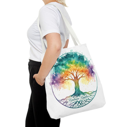 Colorful Kindness Tree Tote Bag