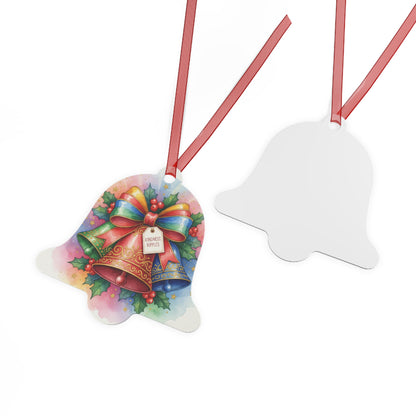 Christmas Bell Metal Ornaments - Festive Holiday Decor