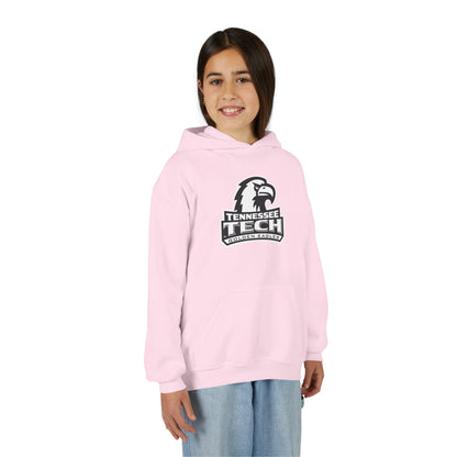 Tennessee Tech Youth Hoodie — Pink Eagle Logo Sweatshirt