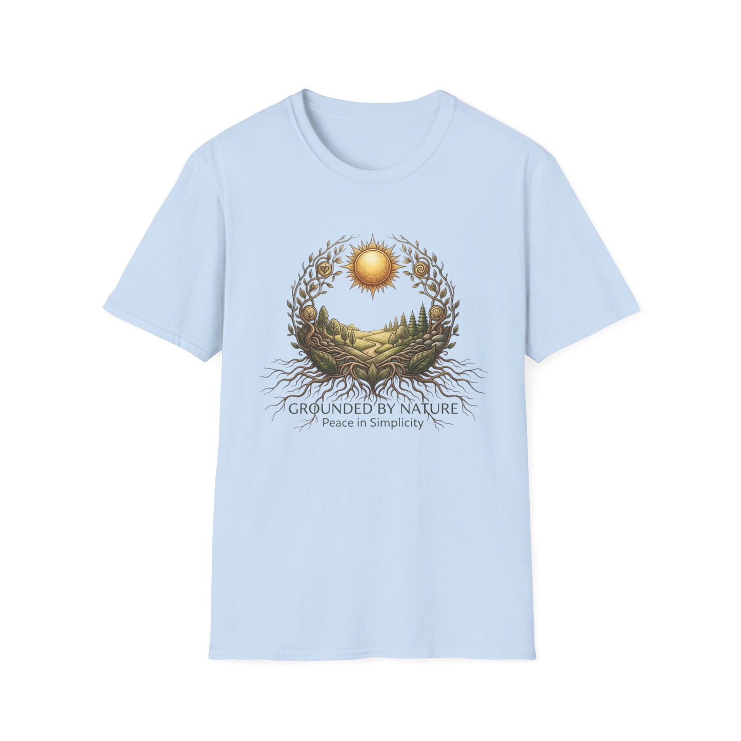 Nature Sunscape T-Shirt — Surrounded by Nature Graphic