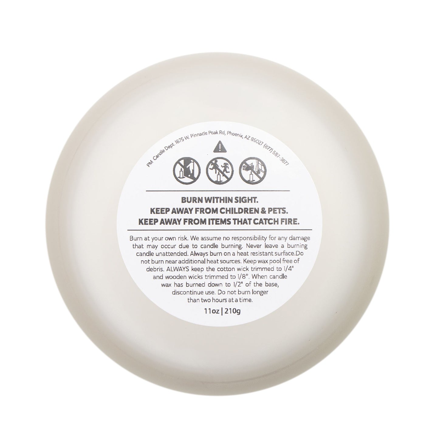 German Shepherd Rainbow Candle — 11oz Frosted Glass Memorial/Support Candle