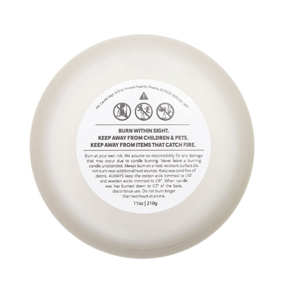 German Shepherd Rainbow Candle — 11oz Frosted Glass Memorial/Support Candle