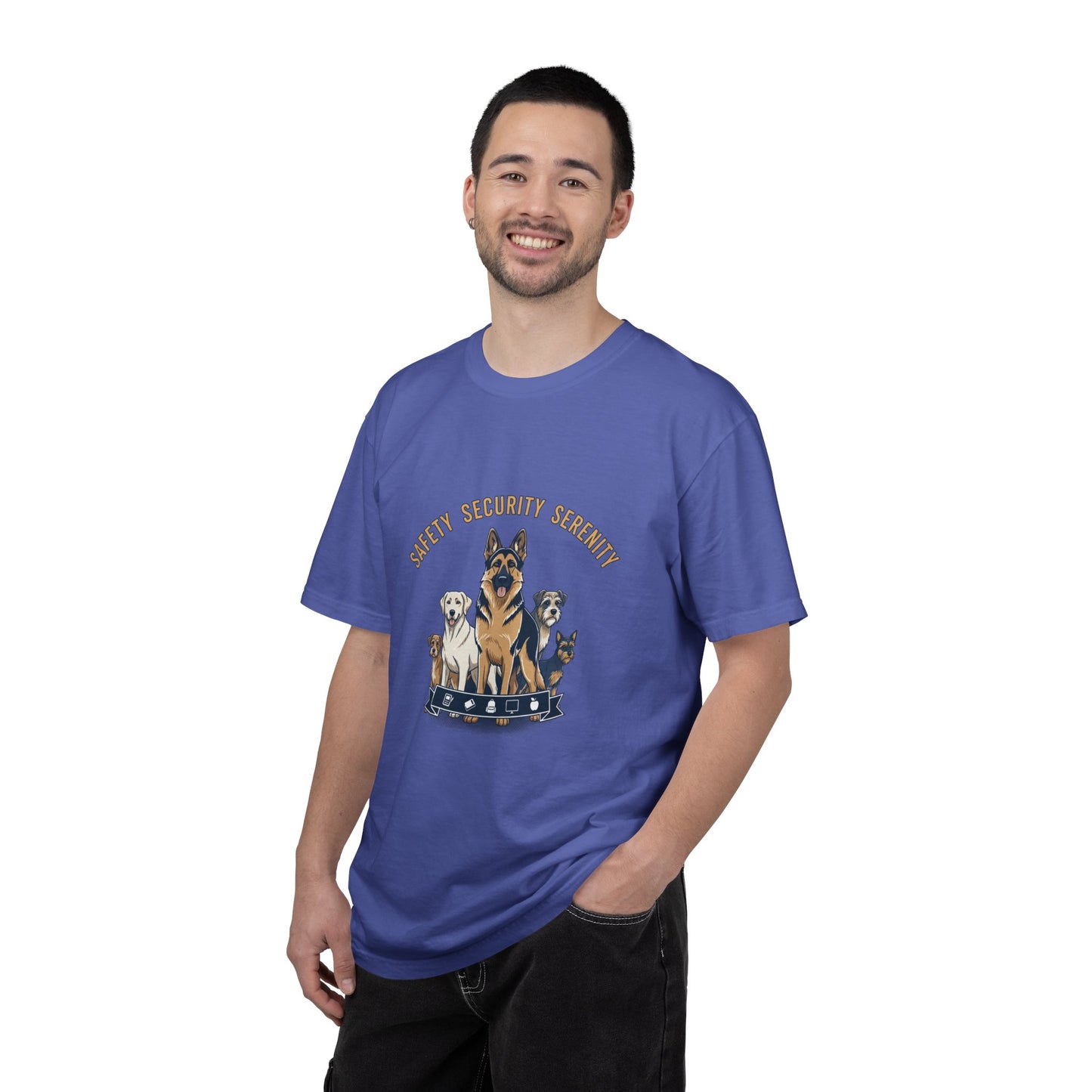 Safety Security Serenity T-Shirt — Dog Pack Graphic Tee