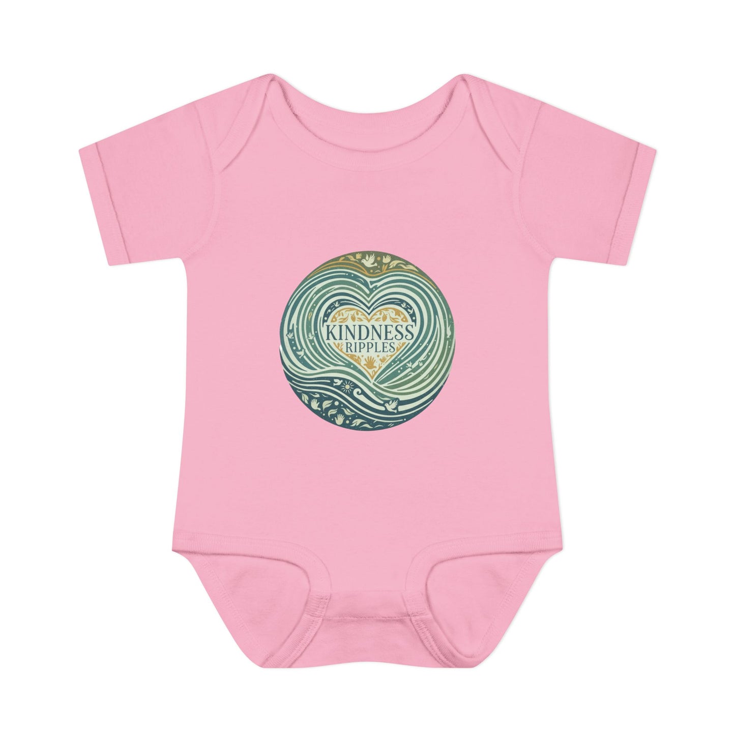 Kindness Ripples Infant Baby Bodysuit - Cute Baby Clothes for Newborns