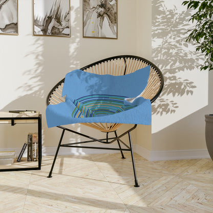 Kindness Ripples Velveteen Blanket | Cozy Throw for Comfort, Home Decor, Gift for Baby, Baby Boy, Gift for Friends, Self-Care Essential, Kindness Motivation