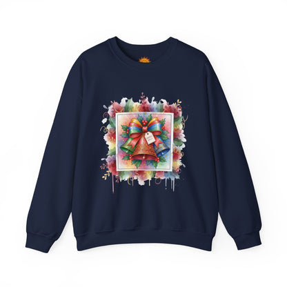 Christmas Bell Crewneck Sweatshirt | Festive Holiday Apparel
