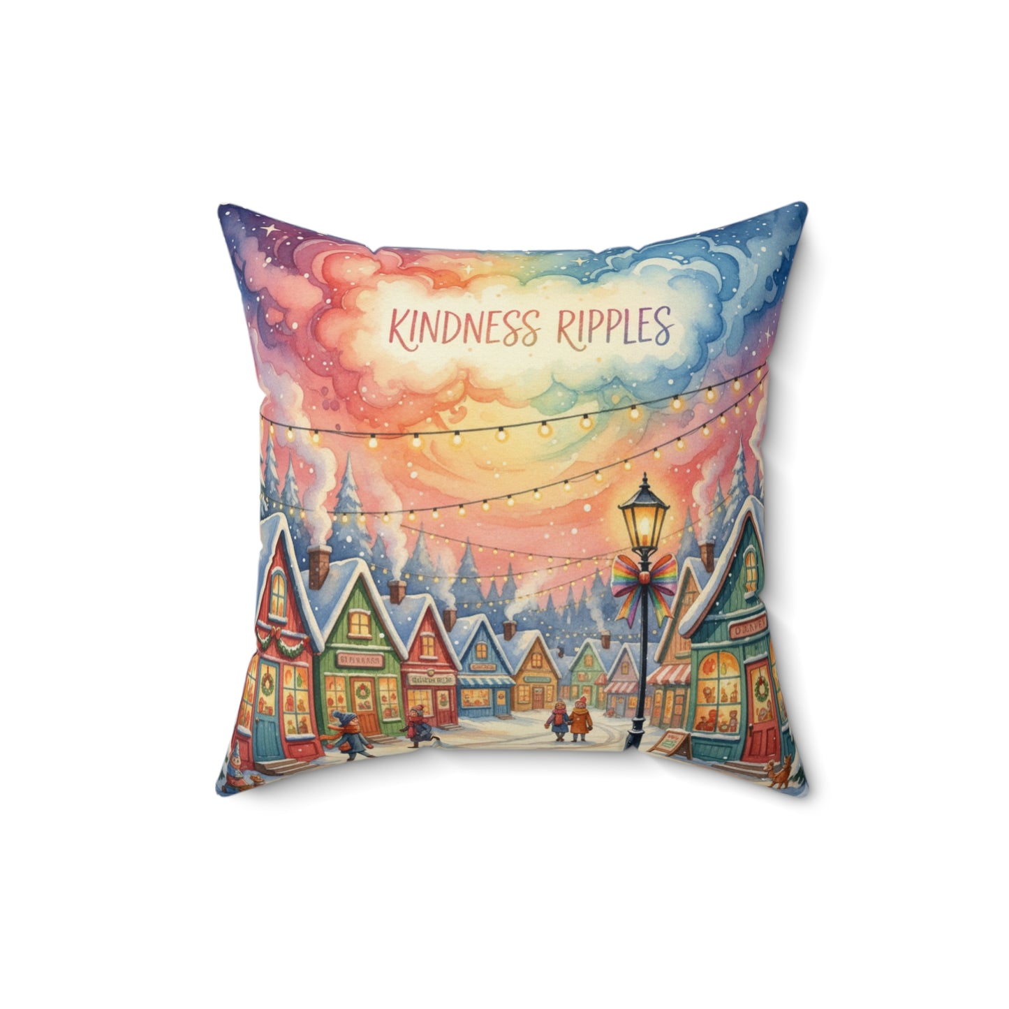 Kindness Ripples Decorative Pillow