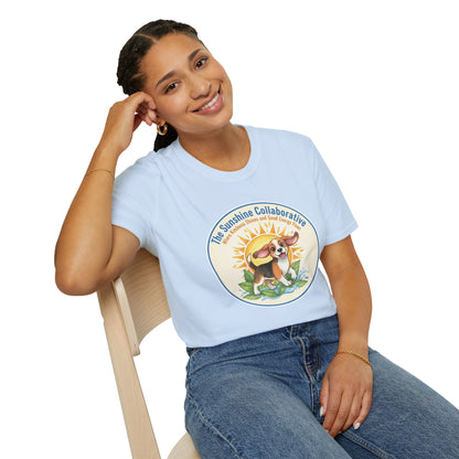 T-Shirt — 'The Sunshine Collaborative' Cute Beagle Sun Logo