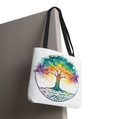 Colorful Kindness Tree Tote Bag