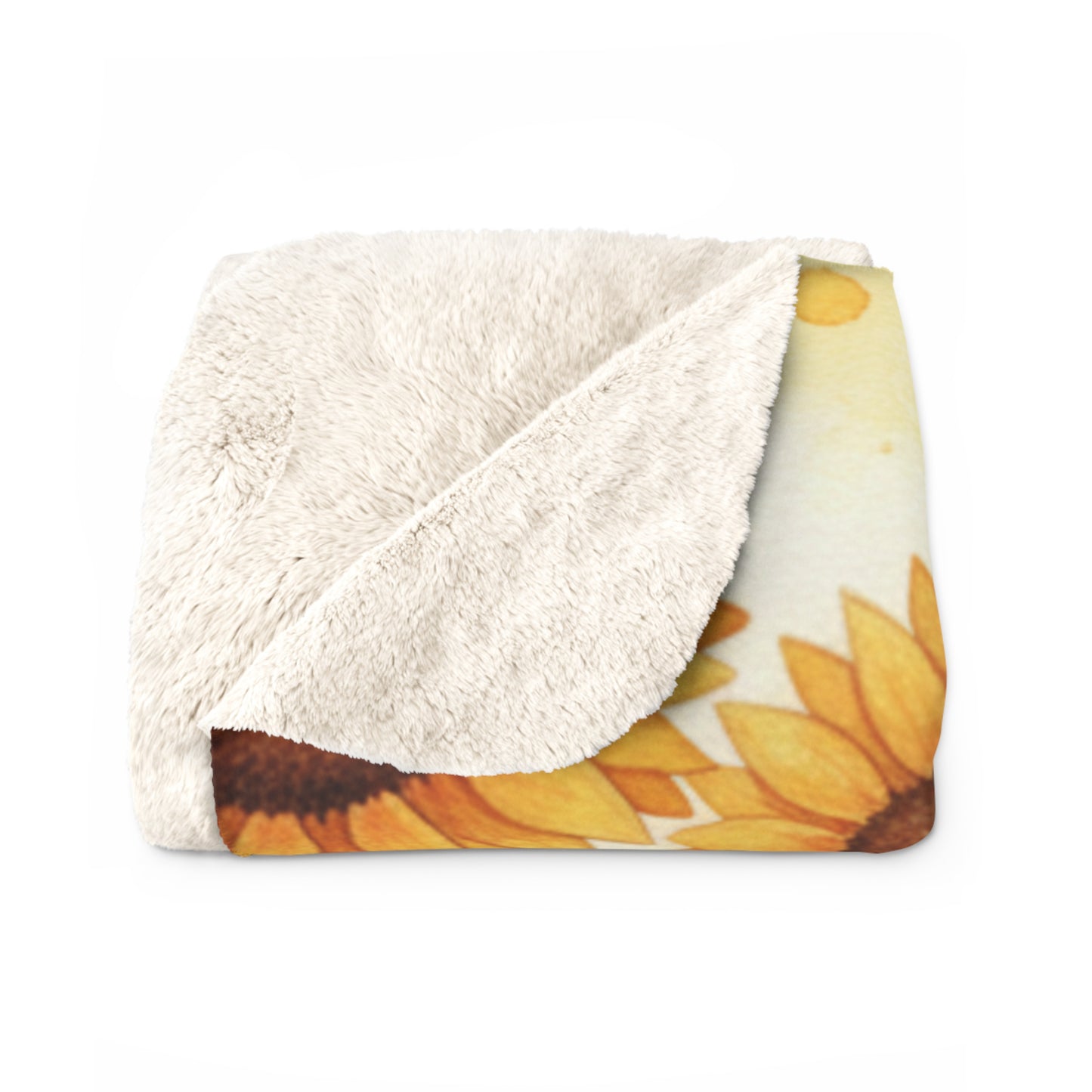 Golden Harvest Garden Sherpa Blanket