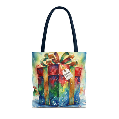 Colorful Gift Tote Bag - Perfect for Holidays & Celebrations -Simple message of Kindness - Reusable