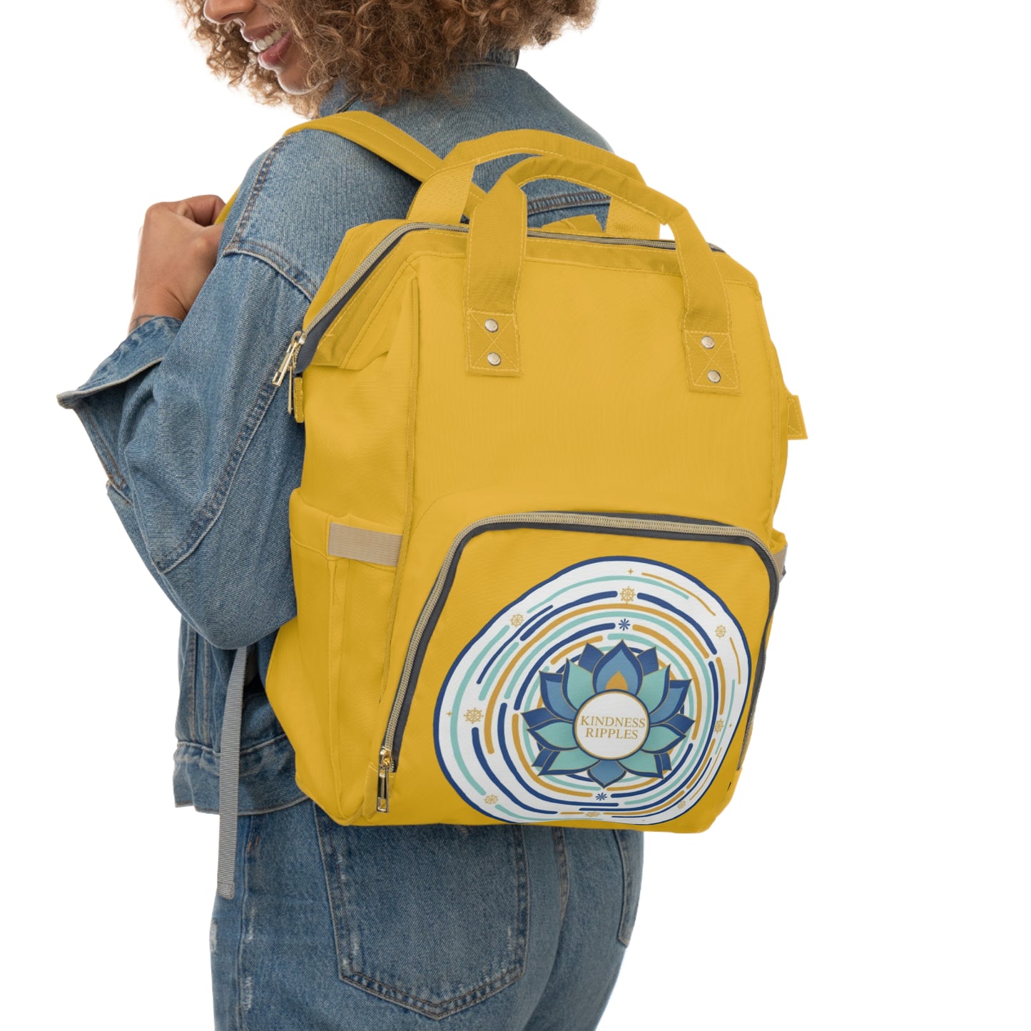 Chic Kindness Ripples Diaper Backpack