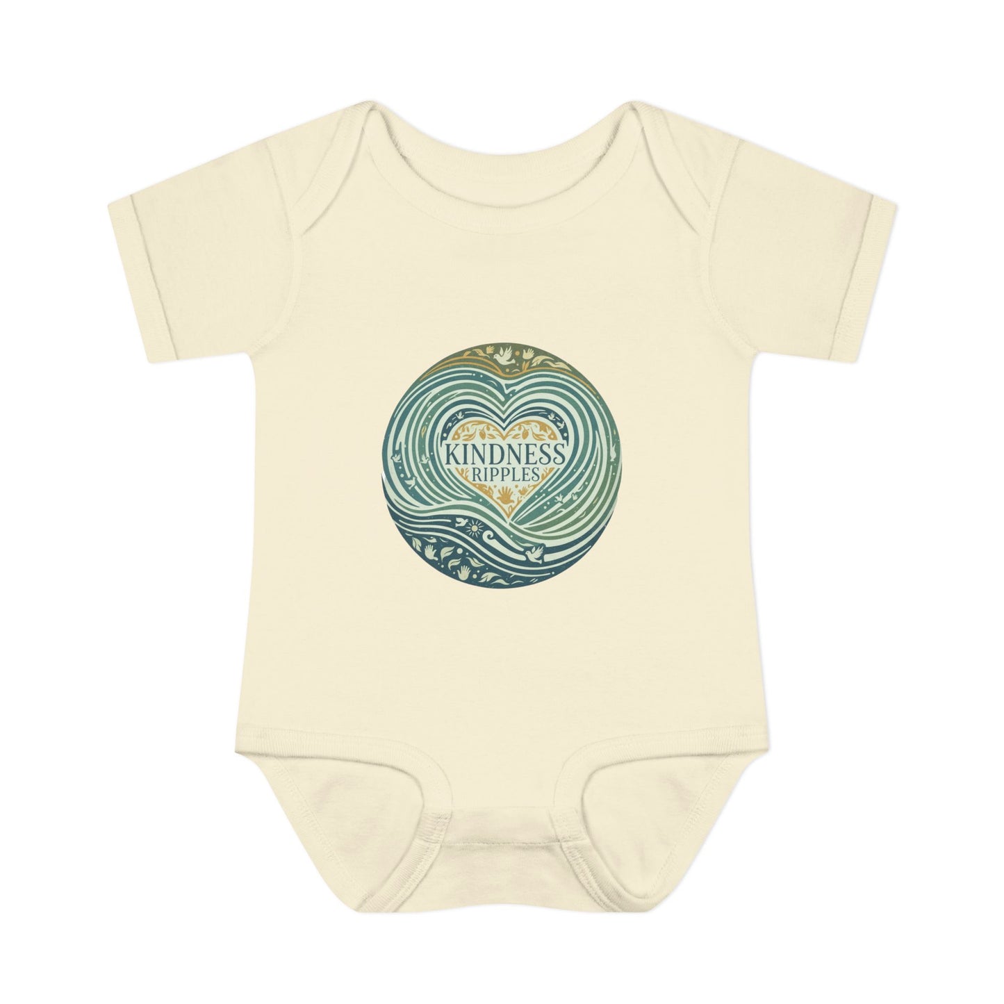 Kindness Ripples Infant Baby Bodysuit - Cute Baby Clothes for Newborns