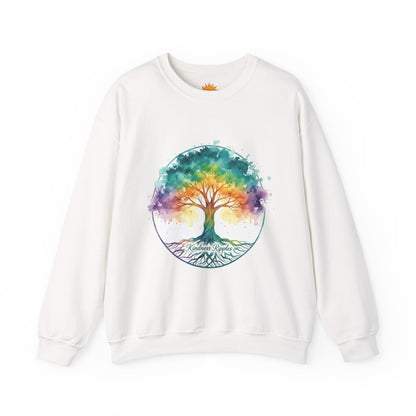 Colorful Tree of Life Crewneck Sweatshirt