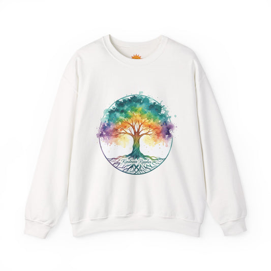 Colorful Tree of Life Crewneck Sweatshirt