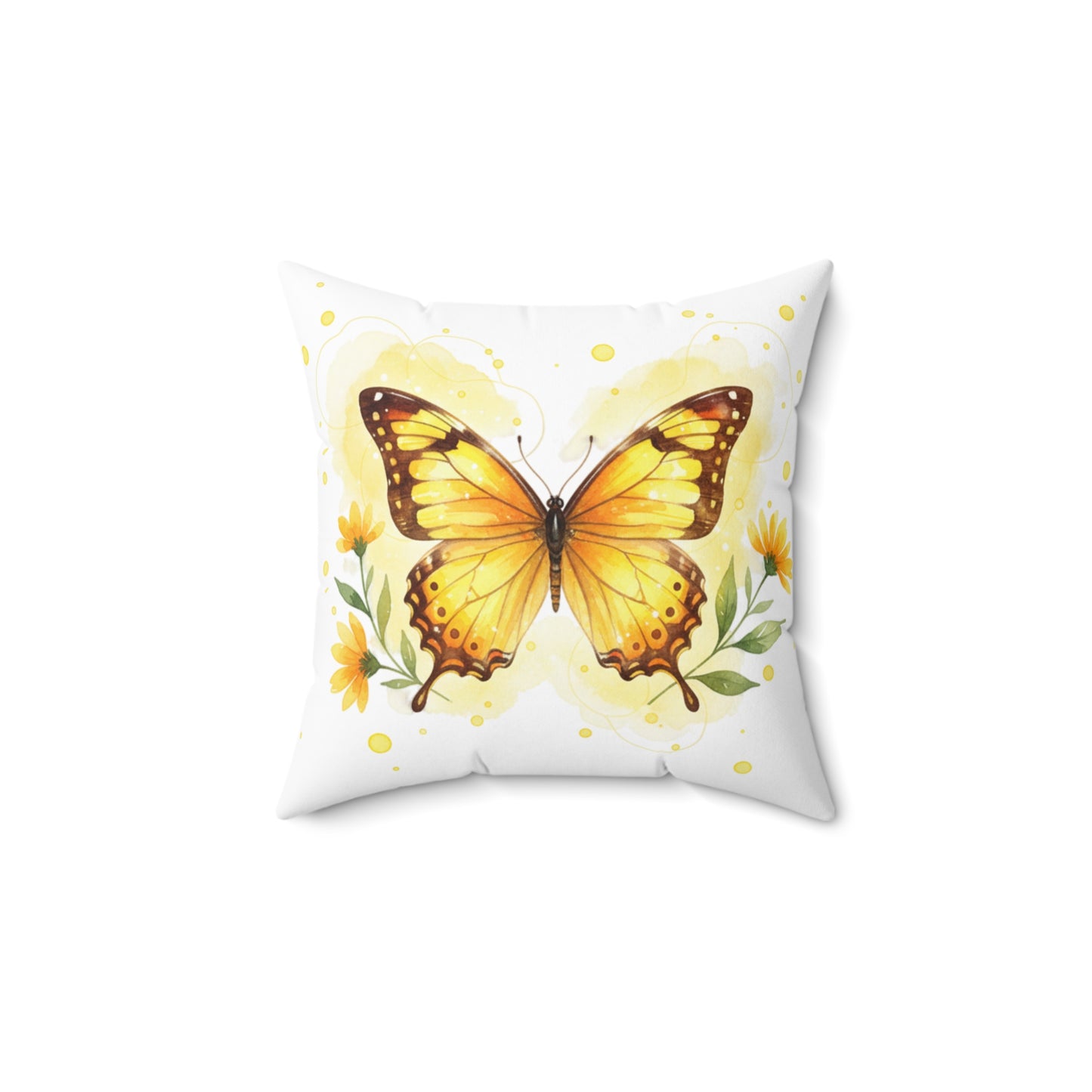 Pillow Butterfly Design Square Pillow