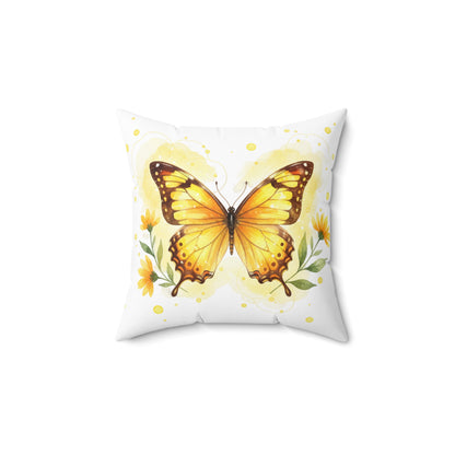 Pillow Butterfly Design Square Pillow