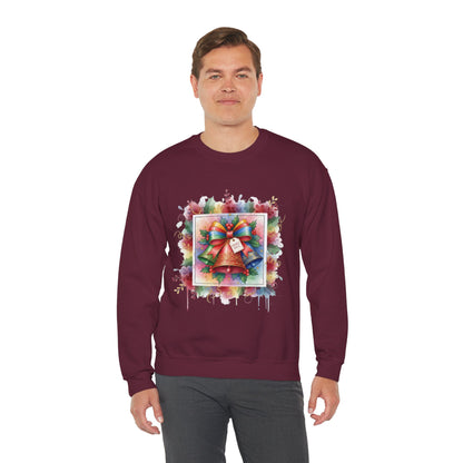Christmas Bell Crewneck Sweatshirt | Festive Holiday Apparel