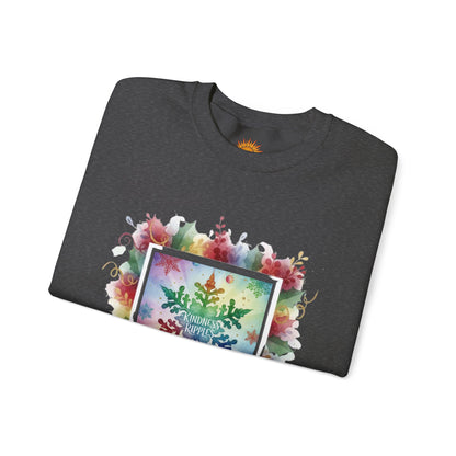 Rainbow Snowflake Kindness Crewneck Sweatshirt