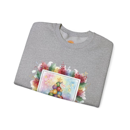 “Festive Ornaments” Unisex Crewneck Sweatshirt - Cozy Holiday Vibes