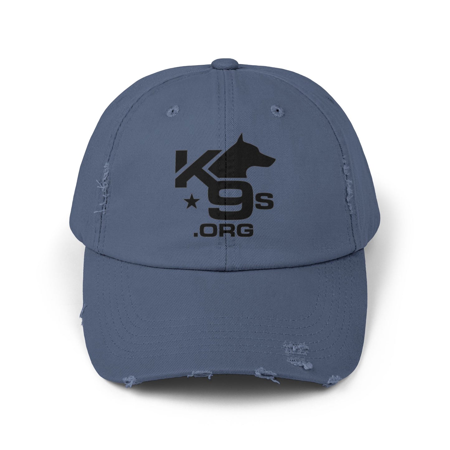 K9s.org Distressed Baseball Cap – Tactical Dog Rescue Logo Hat