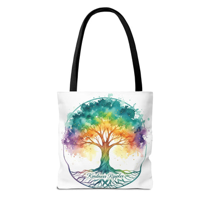 Colorful Kindness Tree Tote Bag