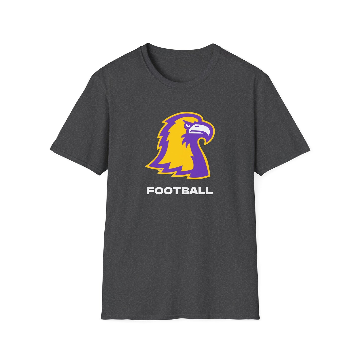 Eagle Football Team T-Shirt — Purple & Gold Mascot Tee