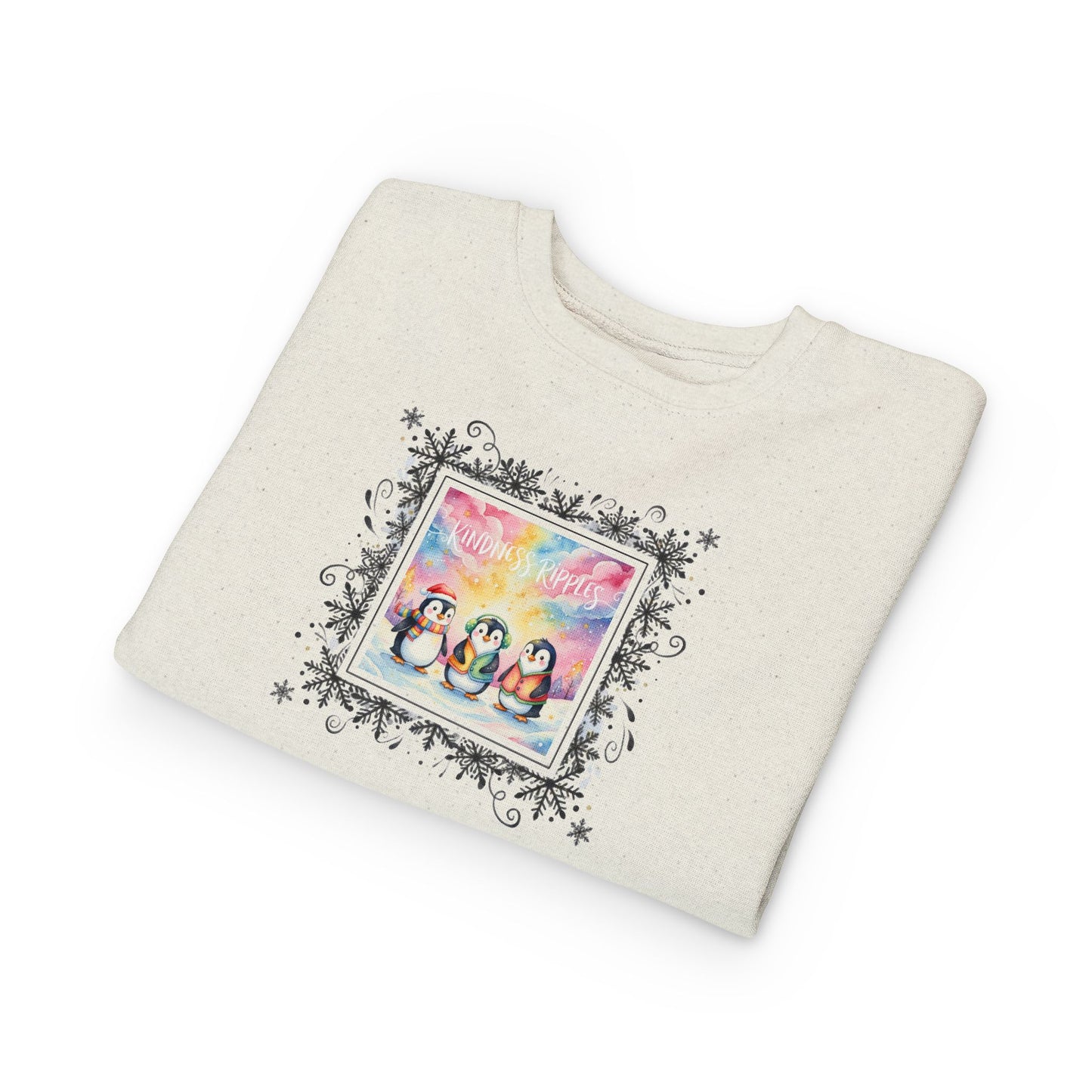 Adorable Penguin Toddler Sweatshirt for Winter Fun