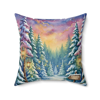 Winter Wonderland Square Pillow