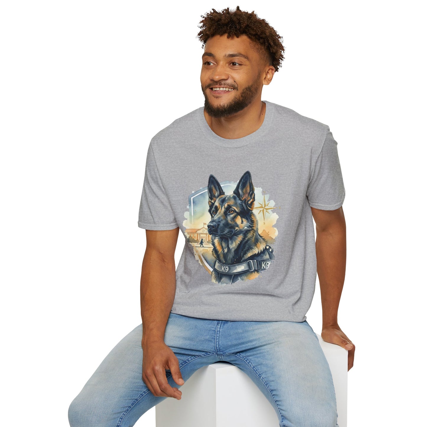 K9 German Shepherd Tribute T‑Shirt – Police Dog Memorial Tee - The Protector