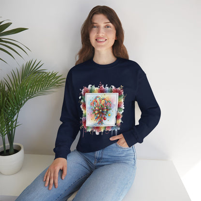 Christmas Candy Cane Crewneck Sweatshirt