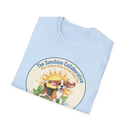T-Shirt — 'The Sunshine Collaborative' Cute Beagle Sun Logo