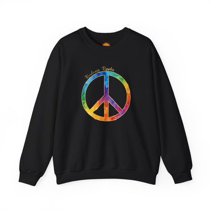 Peace Love Crewneck Sweatshirt - Unisex Heavy Blend™