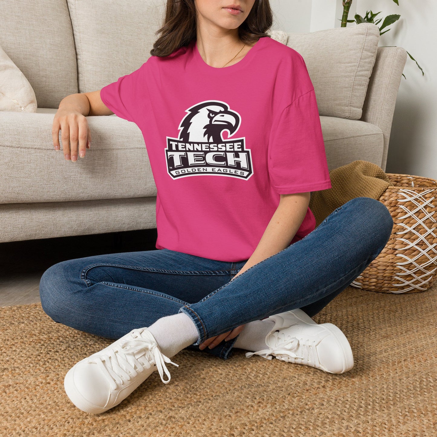 Tennessee Tech Golden Eagles Pink Out T-Shirt — College Logo Tee