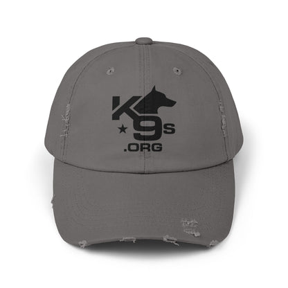 K9s.org Distressed Baseball Cap – Tactical Dog Rescue Logo Hat