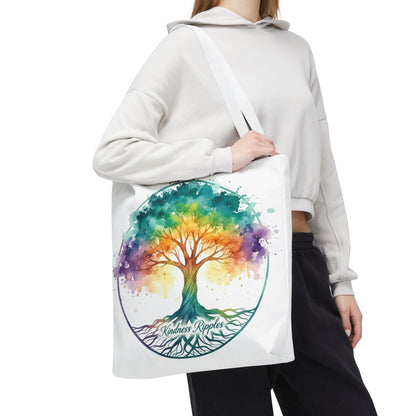 Colorful Kindness Tree Tote Bag