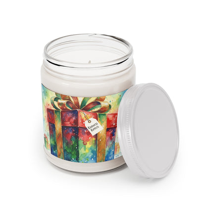 Festive Scented Soy Candle - 9oz Gift-Ready Design
