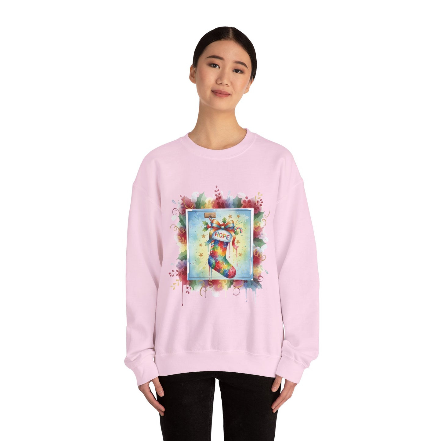 Hopeful Holiday Crewneck Sweatshirt