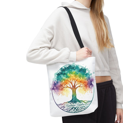 Colorful Kindness Tree Tote Bag