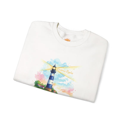 Lighthouse Serenity Crewneck Sweatshirt - Unisex Heavy Blend™