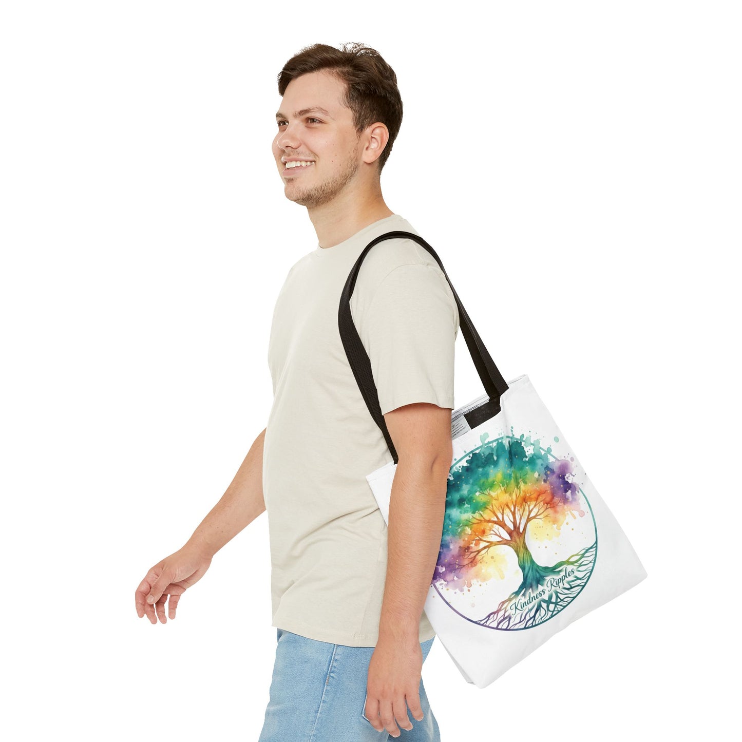 Colorful Kindness Tree Tote Bag