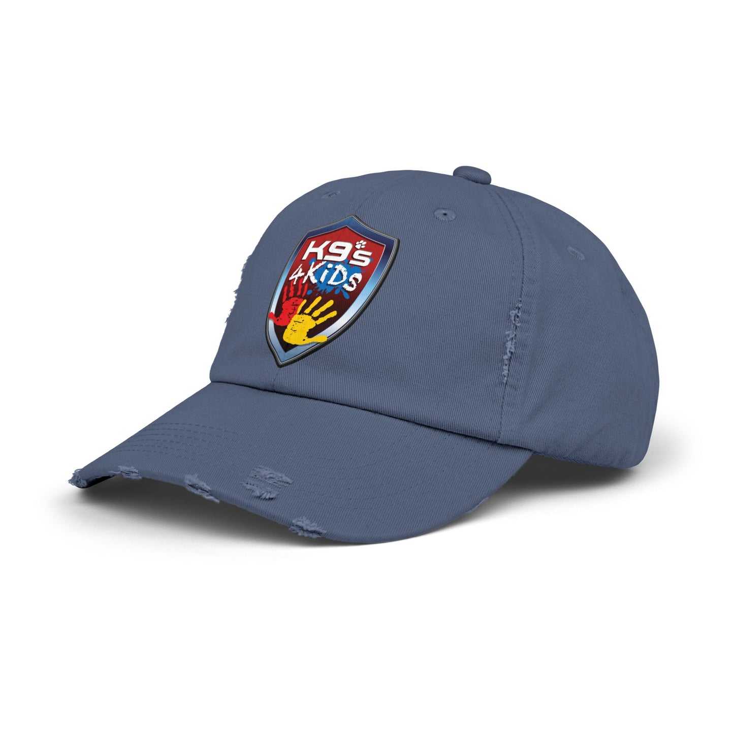 K9s4KIDs Distressed Cap — Funding Safety for Children Logo Hat