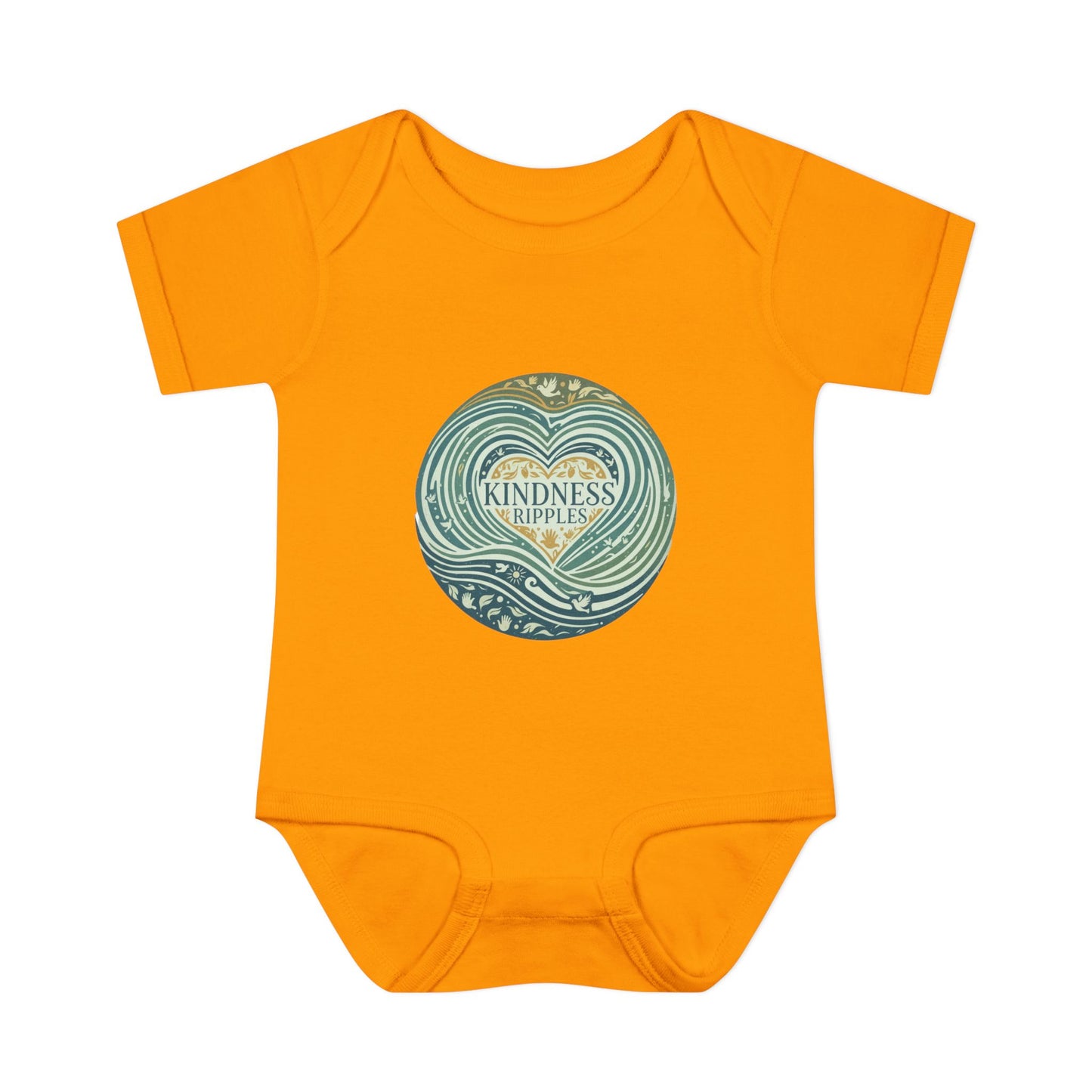Kindness Ripples Infant Baby Bodysuit - Cute Baby Clothes for Newborns