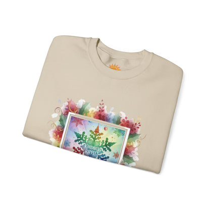 Rainbow Snowflake Kindness Crewneck Sweatshirt