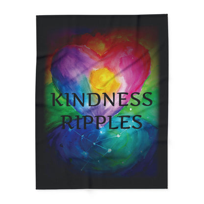 Fleece Blanket - Kindness Ripples Design